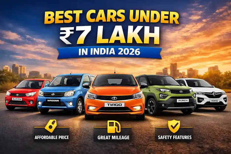 Best cars under 7 lakh in india 2026