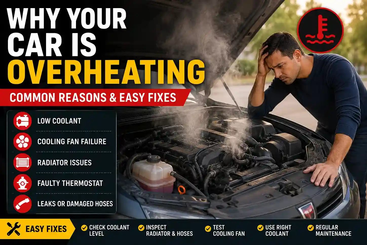 Why Your Car Is Overheating: Common Reasons & Easy Fixes
