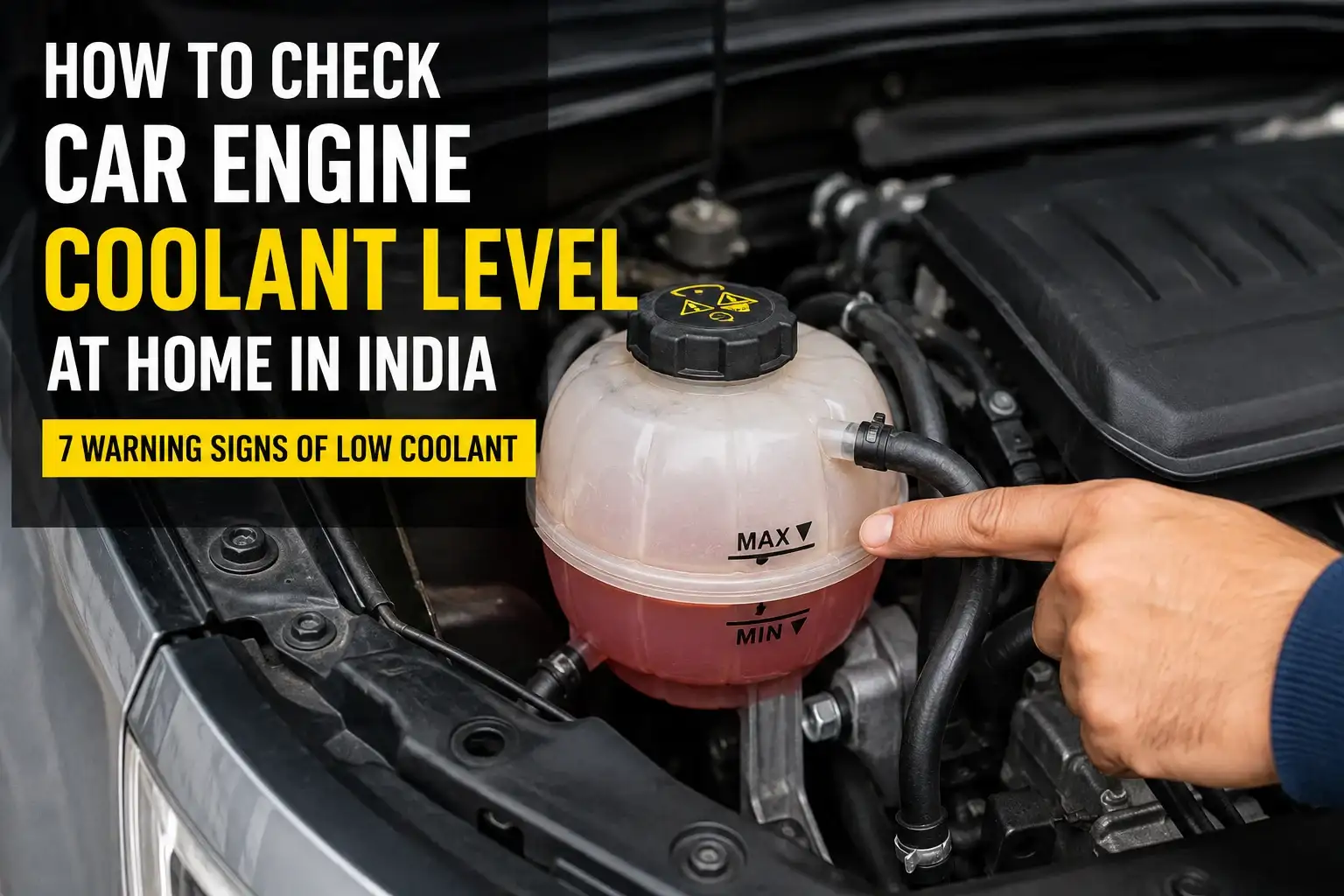 How to Check Car Engine Coolant Level at Home