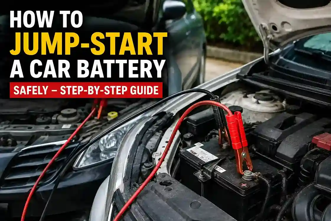 How to Jump-Start a Car Battery Safely