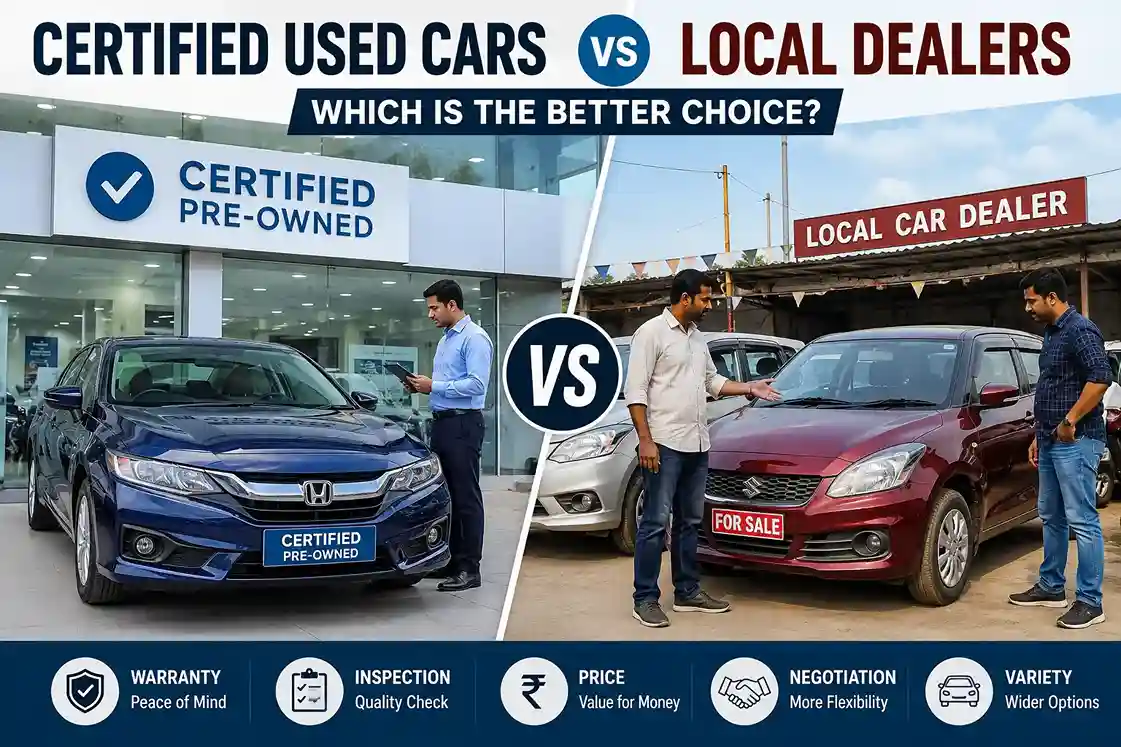 Certified Used Cars vs Local Dealers: Complete Used Car Buying Comparison