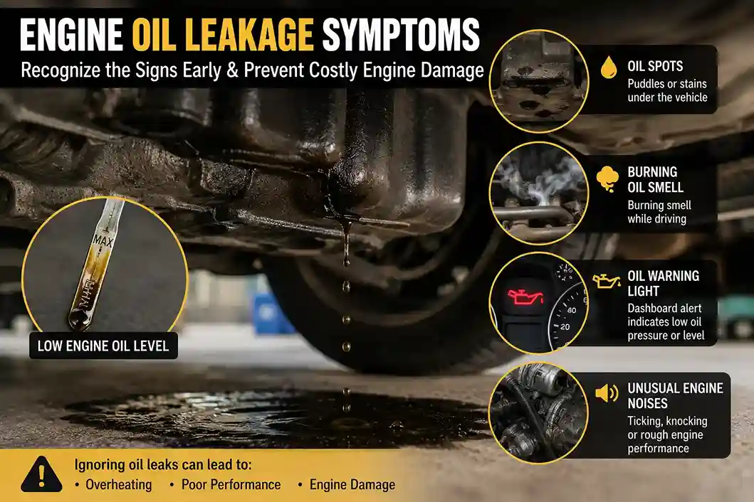Engine Oil Leakage Symptoms: Warning Signs Every Driver Should Know