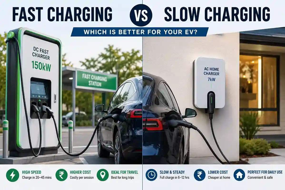 Fast Charging vs Slow Charging EV: Complete Charging Comparison Guide