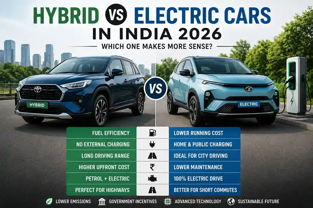 Hybrid vs Electric Cars in India 2026: Which One Makes More Sense?