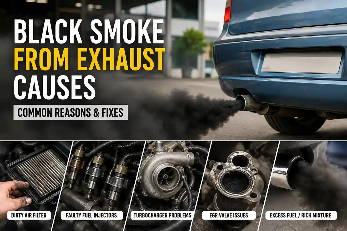 Black Smoke From Exhaust Causes: Complete Diagnosis & Repair Guide