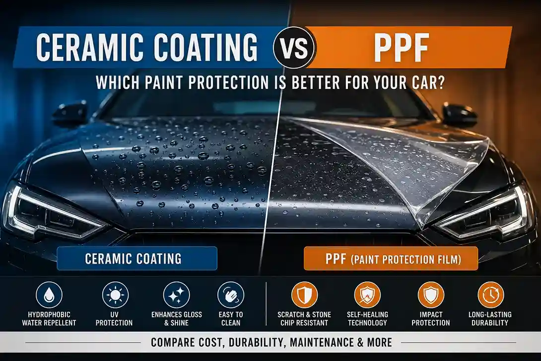 Ceramic Coating vs PPF: Complete Paint Protection Comparison
