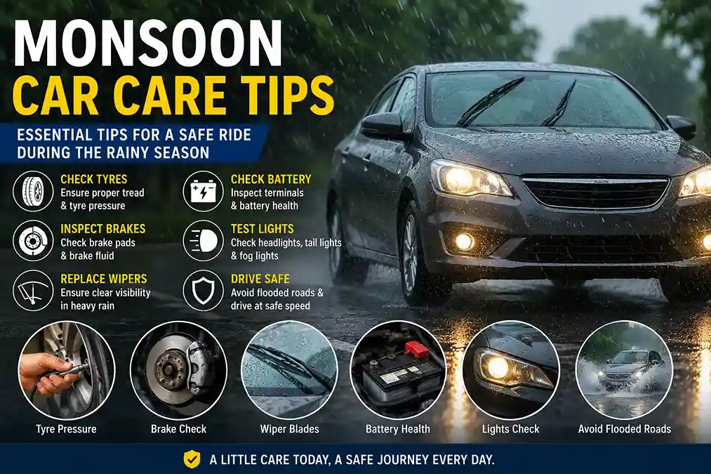 Monsoon Car Care Tips – Essential Rainy Season Vehicle Maintenance Guide
