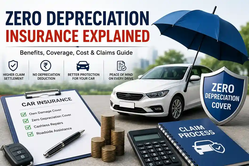 Zero Depreciation Insurance Explained – Benefits, Coverage, Cost & Claims Guide