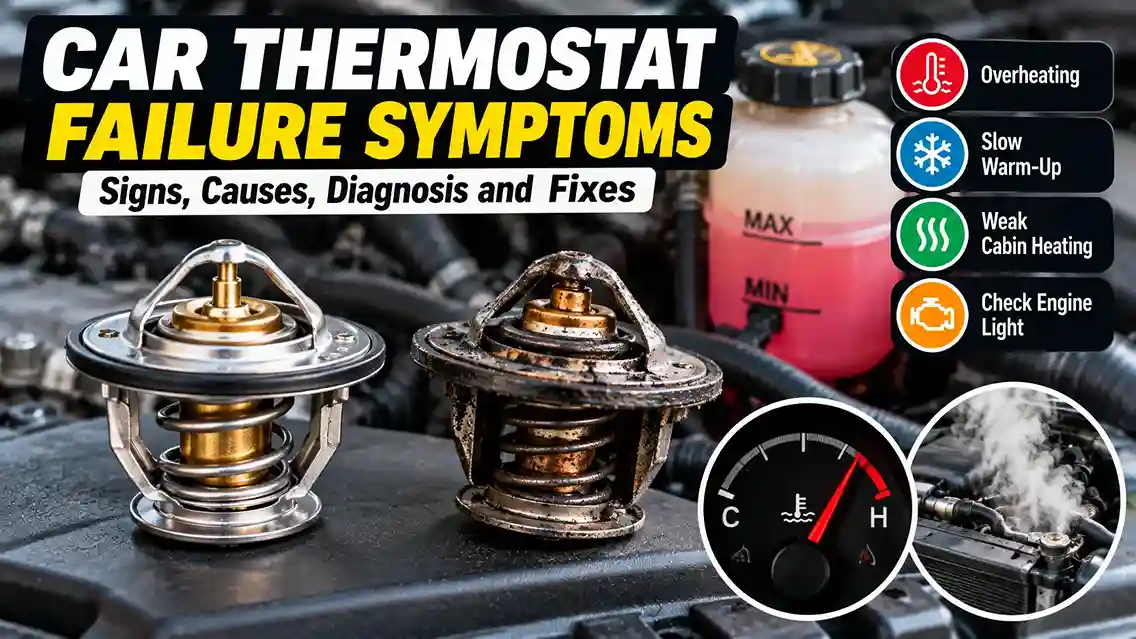 Car Thermostat Failure Symptoms – Cooling System Guide